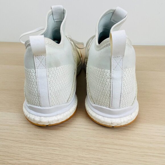 Adidas Crazyflight x3 Mid Volleyball White Ivory Shoe, Size Women 13 / Men 12 - Picture 2 of 16